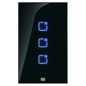 Interruptor Touch Wi-Fi 3 canais